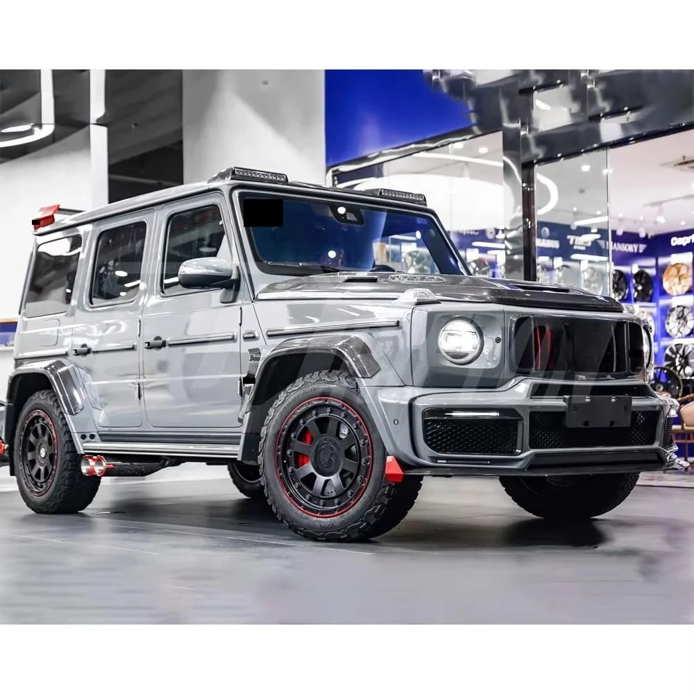 

G900 Rocket Style Dry Carbon Fiber Front Lip forG Class W464 G63 BraB Bodykit