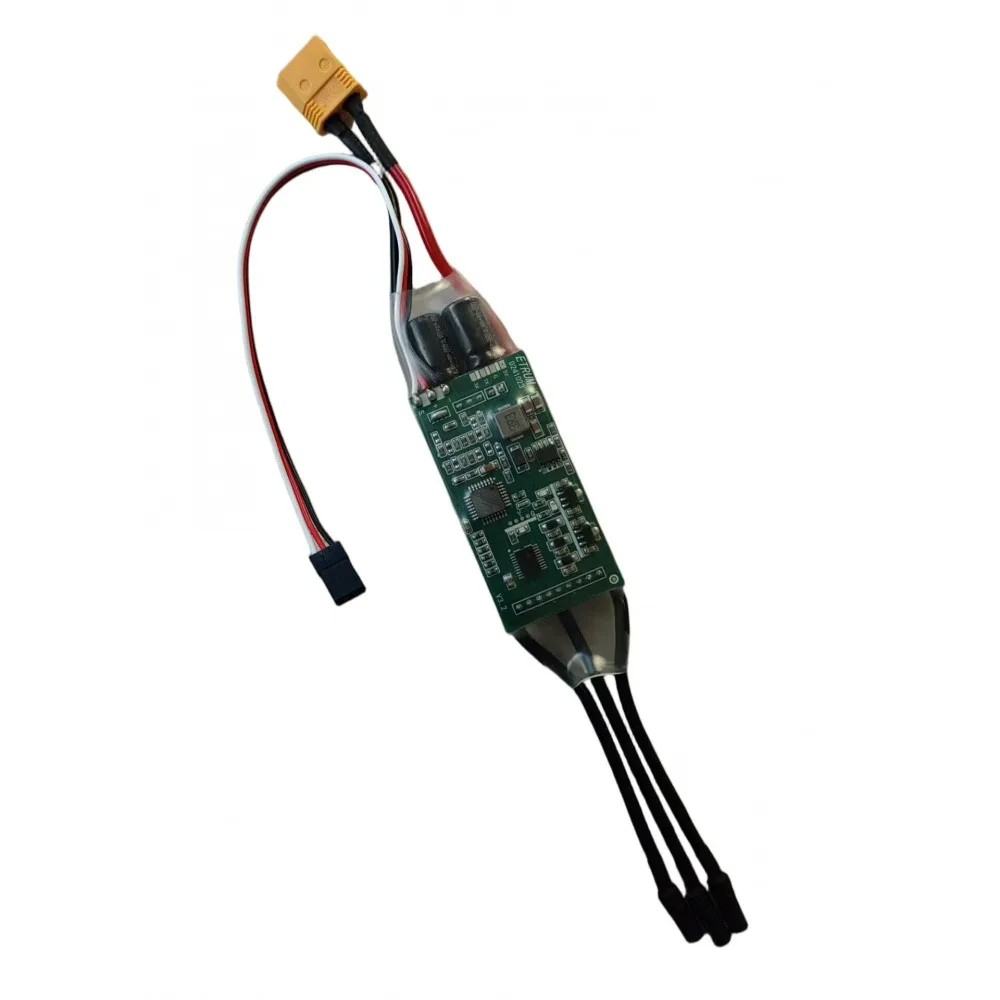 50A Brushless Electronic Speed Controller Bidirectional Forward Reverse 2S-6S 5V 3A UBEC for RC Boat Underwater Robot Thruster