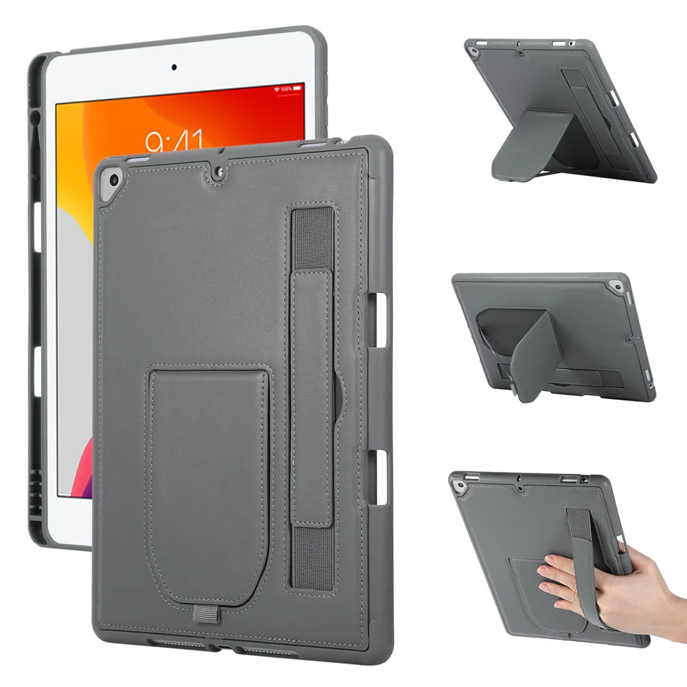 TPU Shockproof Case for iPad 10.2 7/8/9 Gen 2019-2021, iPad Air 3 10.5, iPad Pro 10.5 2017 Anti-Drop Stand Protective Cover
