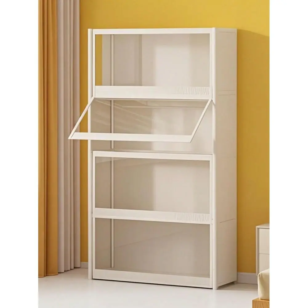 

Covered DustProof Storage Cabinet, Wardrobe, Bookshelf, Organizer, Improve Space, Sturdy Fashionable, Easy To Assemble Disassem