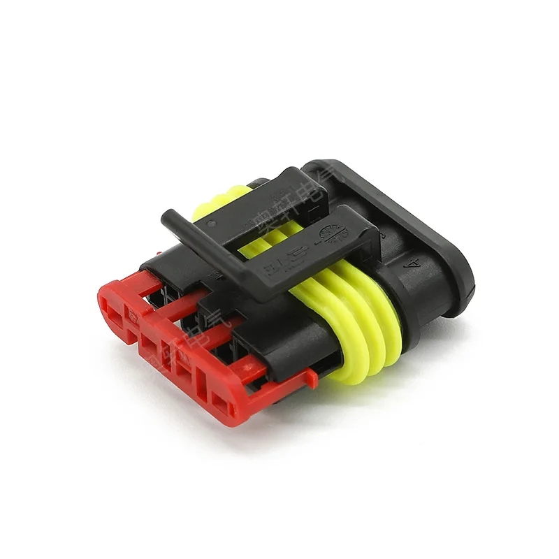 282088-1 AMP/TE type 4-hole automotive waterproof connector wire harness connector DJ7041-1.5-21