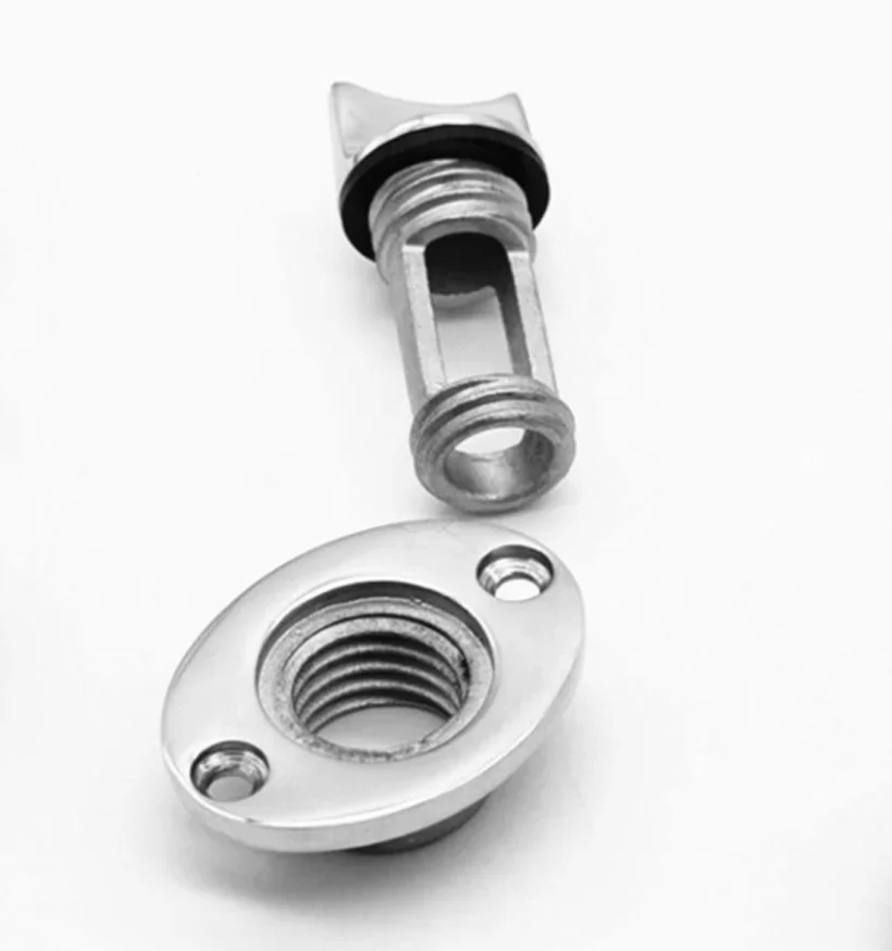 316 Stainless Steel Boat Drain Plug Bung Hole Drainage Marine Dinghy Garboard Hardware Boat Accessories