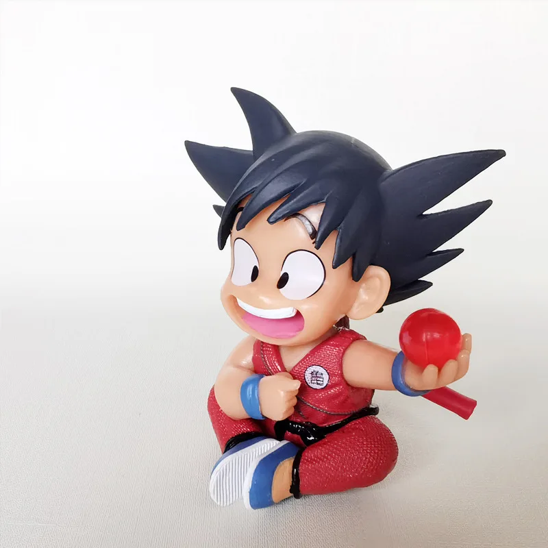 Dragon Ball Z Childhood Son Goku Kakarotto Action Figure PVC Cake Car Decoration Model Dolls Collections Charm Toys Gift 10cm