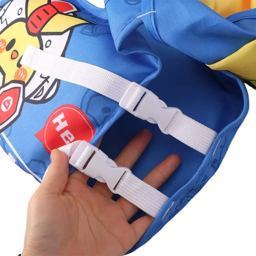 Not Falling Off Child Buoyancy Vest Anti Rollover Adjustable Baby Swimming Jackets Stable Cartoon Inflation-Free Swimming Vest