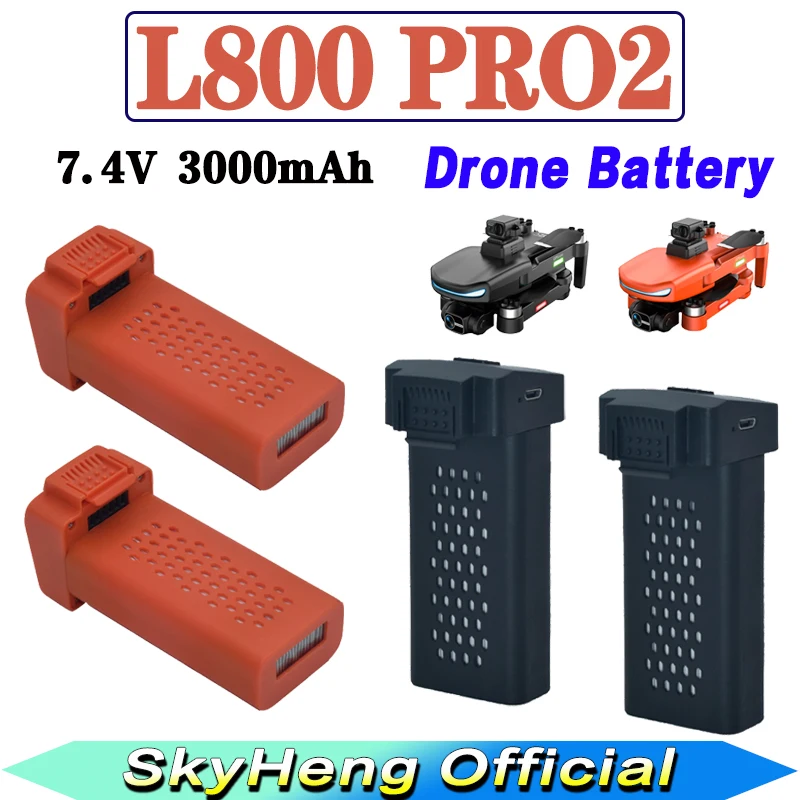 

Original L800 Pro2 Drone Battery 7.4V 3000mAh For LYZRC L800 Pro2 4K Professional Camera Battery L800 Drone Accessories Parts