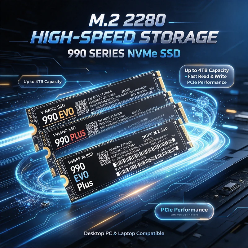 High Speed Internal M.2 2280 SSD Fast Read Write Solid State Hard Drive 500GB 1TB 2TB 4TB for Gaming Laptop PC 990 Series