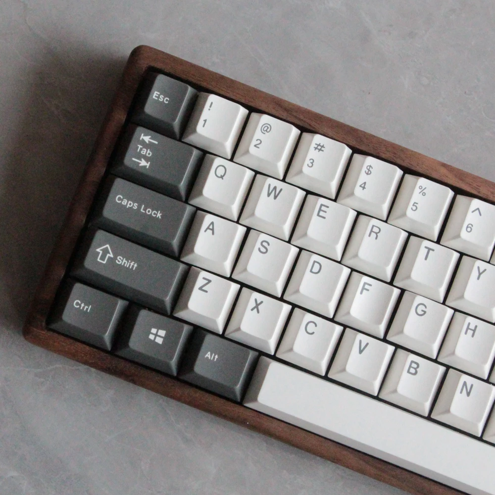 Beech/Walnut Wooden CNC Mechainical Keyboard GH60 Case Compatibal Wooting 60HE Rakka Poker3