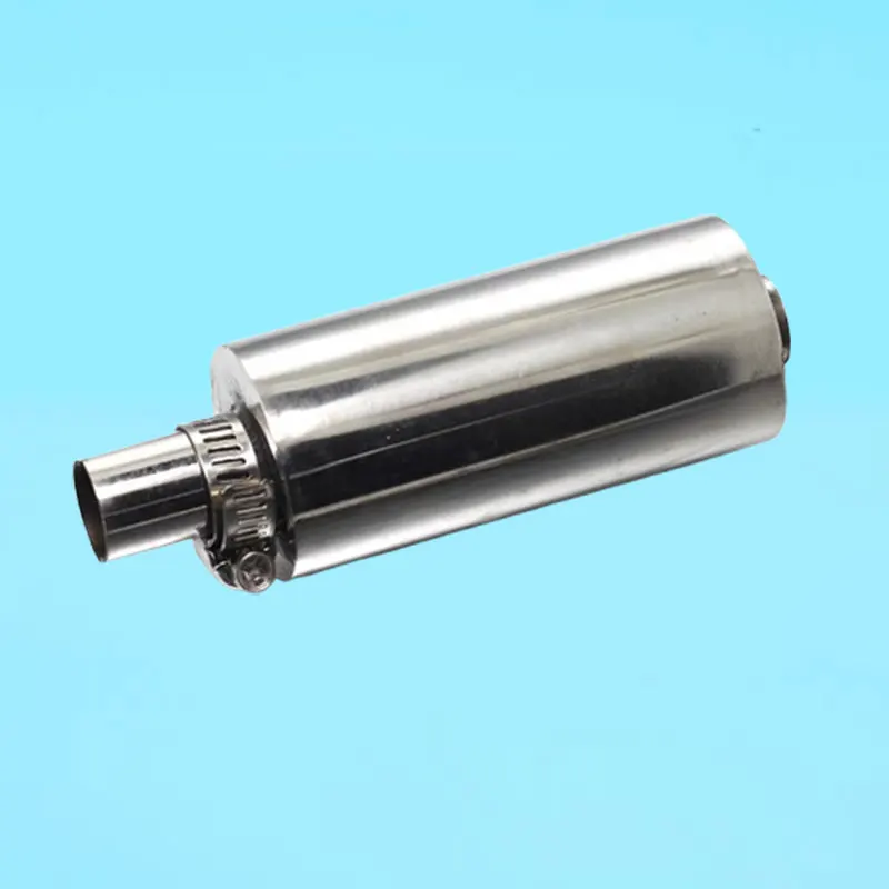 Exhaust Tuned Pipe Muffler Stainless Steel Silencer Muffler For Rc gas Marine Boat