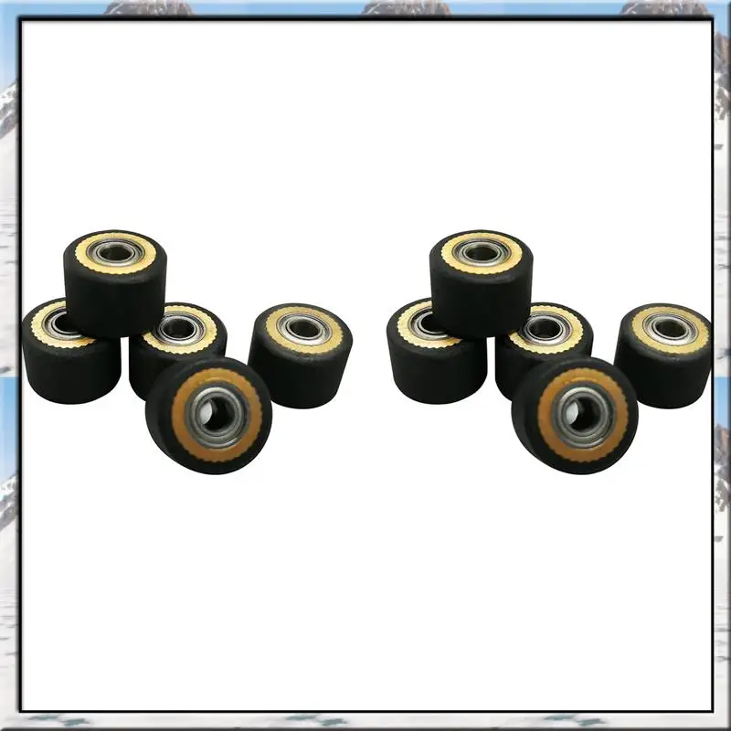 

AS59 -10Pcs HQ Pinch Roller 4X11x16mm Plotter Cutter Roller For GCC Rabit Pcut Mimaki Graphtec Iolion Cutter Plotter