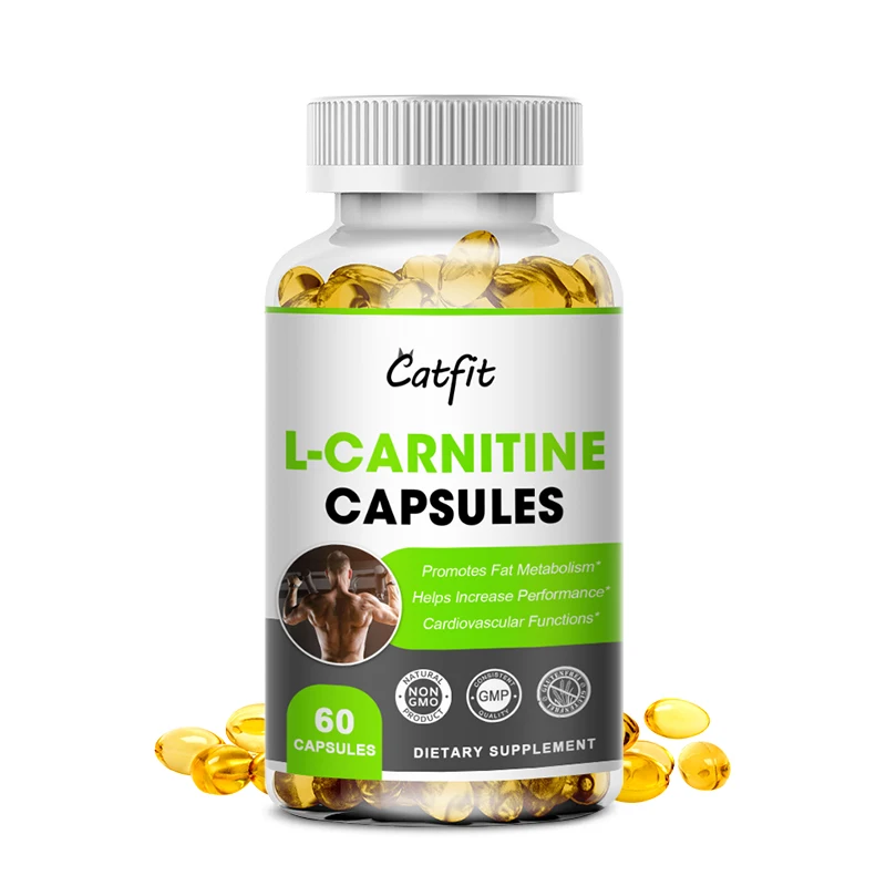 Catfit L-carnitine Capsule Fat burning Helper fat burning Muscle gain&Accelerate metabolism Muscle gain exercise for Gym