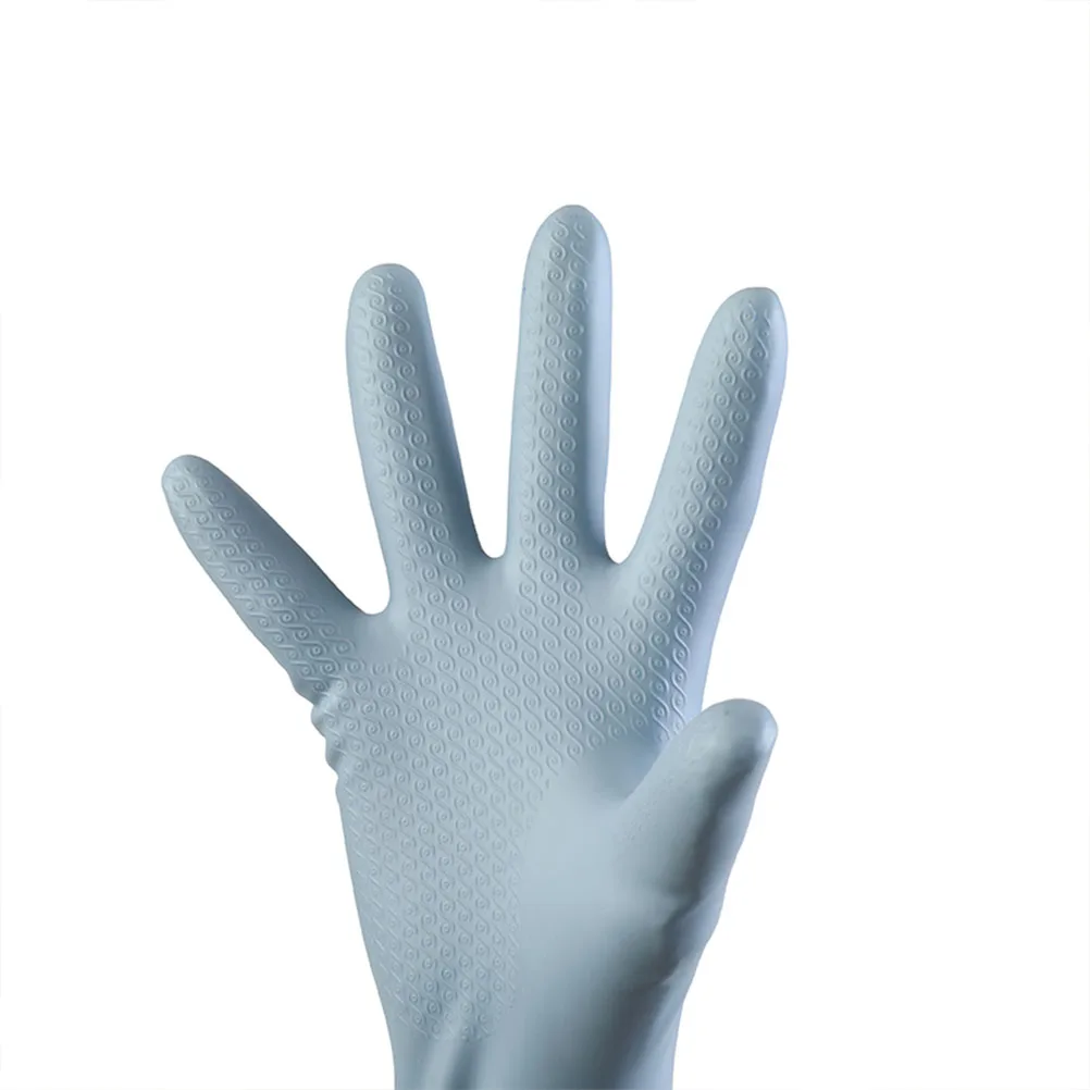 

Gloves Waterproof Housework Kitchen Accessories Dishwashing Mitten Thin Section Blue