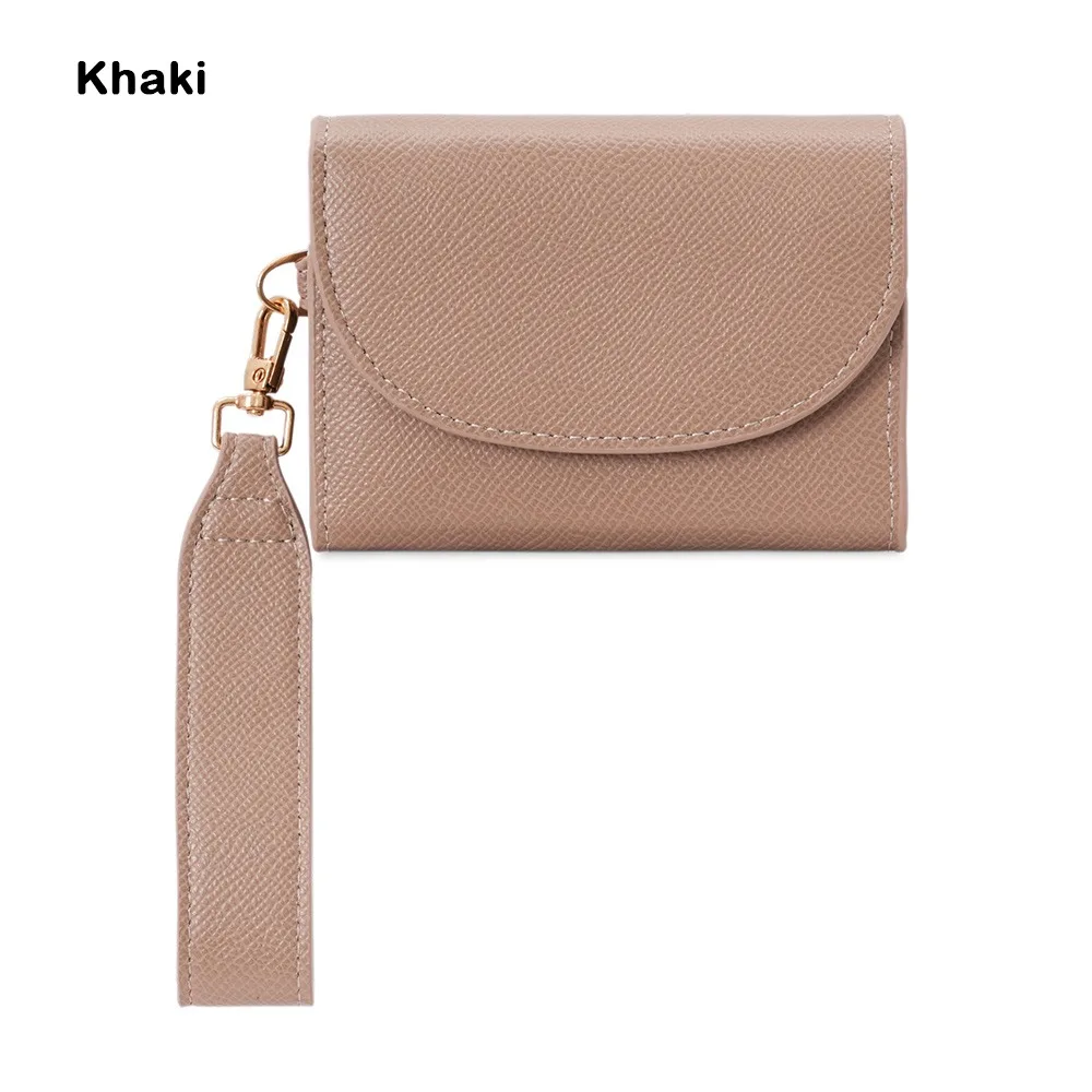 New PU Leather Women Wallets Portable Large Capacity Coin Purse Dopamine Color Small Cash Bag Female