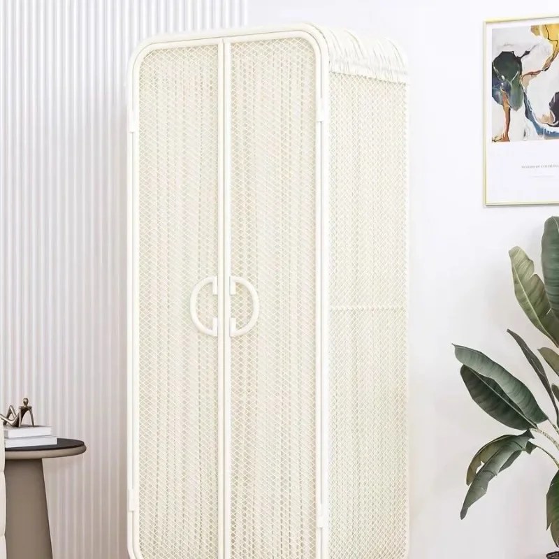 Simple and durable French master bedroom wardrobe, home bedroom girls free installation, environmentally friendly wrought