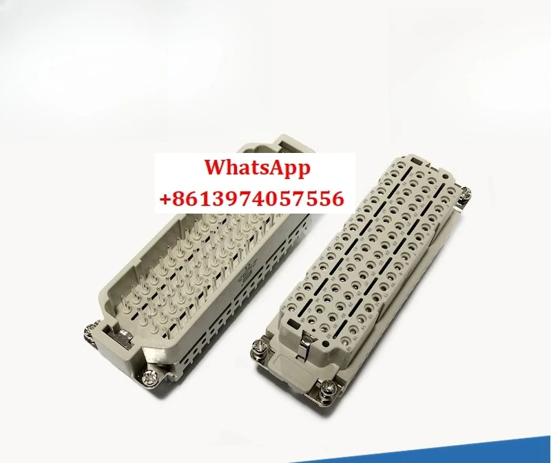 

Heavy duty connector HLD-064-M/F 64 core screw connection with male and female cores, 10A outer shell, separately equipped