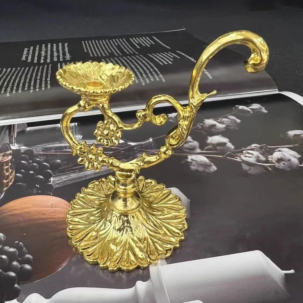 Aladdin Lamp and Branch Crystal Ball Stand Metal Display Base Sphere Holder Mineral Specimen Decor