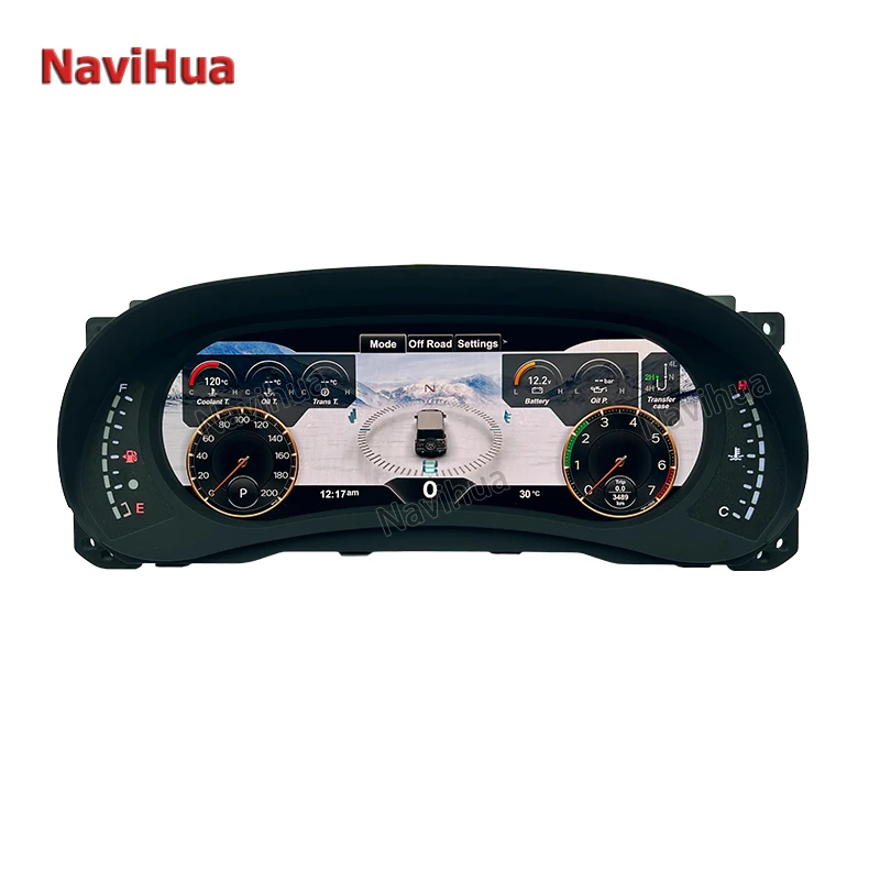 

NaviHua for Jeep Wrangler 2011-2017 Car LCD Dashboard Speedometer Instrument Linux System Digital Cluster Auto Meter New Upgrade