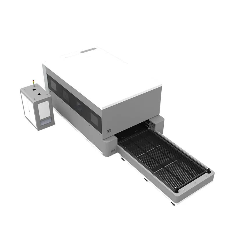 3015 High Power Enclosed 3Kw 6Kw 8Kw Fiber Laser Cutting Hine With Protection Cover