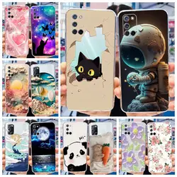 For Oppo A52 A72 A92 Case Cute Fashion Painted Cover Clear Silicone Phone Cases For Oppo A72 A 52 92 OppoA52 OppoA72 Soft Fundas