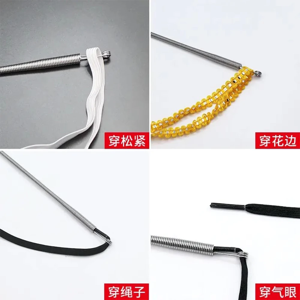 New Bendable Rope Threading Tool, Skirt, Elastic Band, Trouser Waist Spring Eyelet Sewing Assistant   Trousers Elastic Band