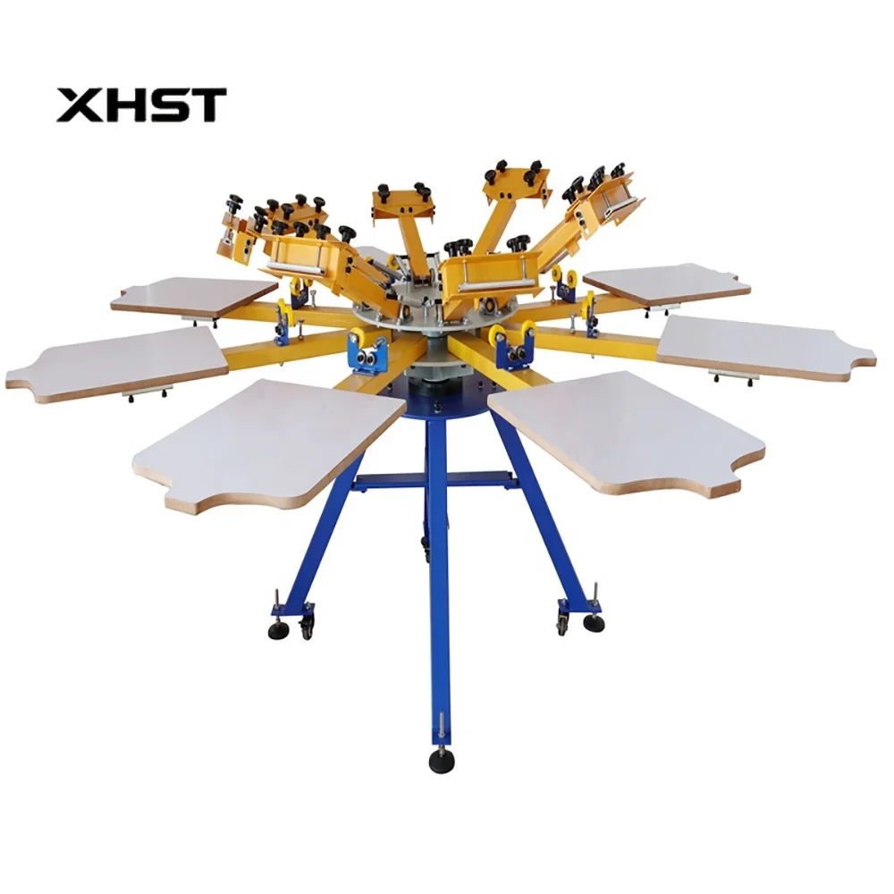 NS808-ESU Screen Printing Machine Garment Textile Silk Screen Printer