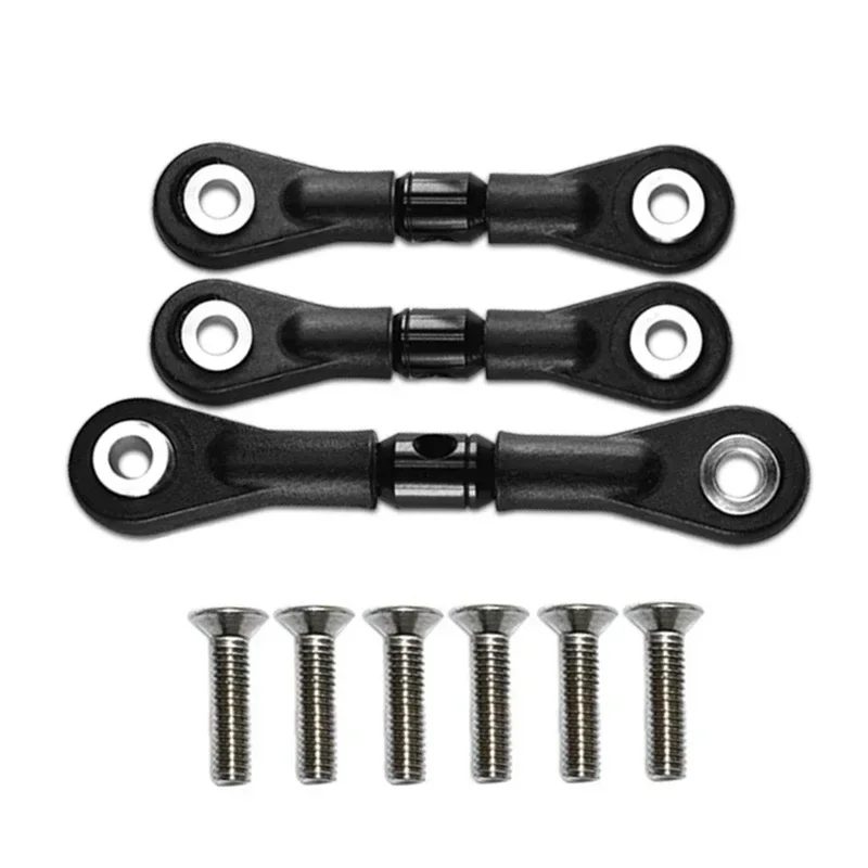 

3Pcs Steering Link Rod Servo Rod For Tamiya TT-02 TT-02T TT02 TT02T 1/10 RC Car Upgrade Parts Accessories