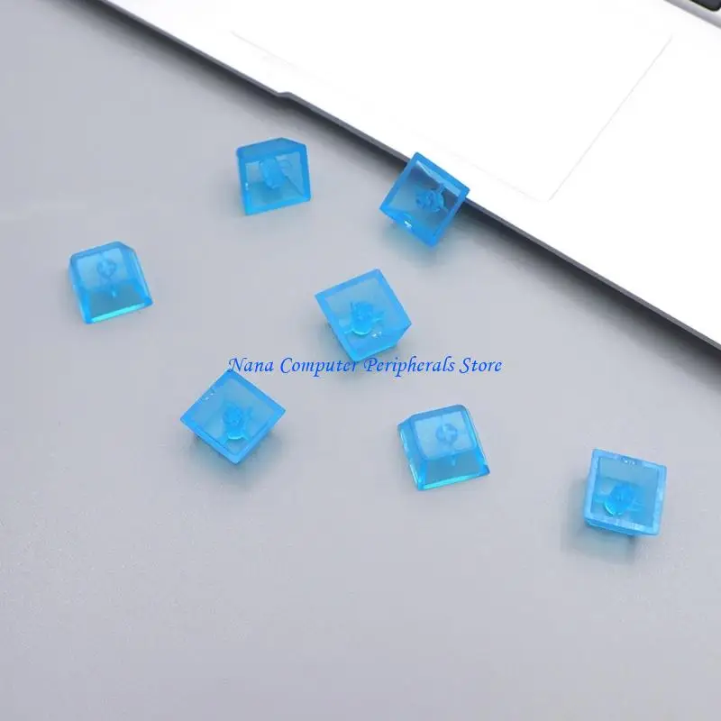 F68C High Transparencys Frosteds Blank Keycaps Original Height Materials NonSlip Surfaces for Mechanical Keyboards