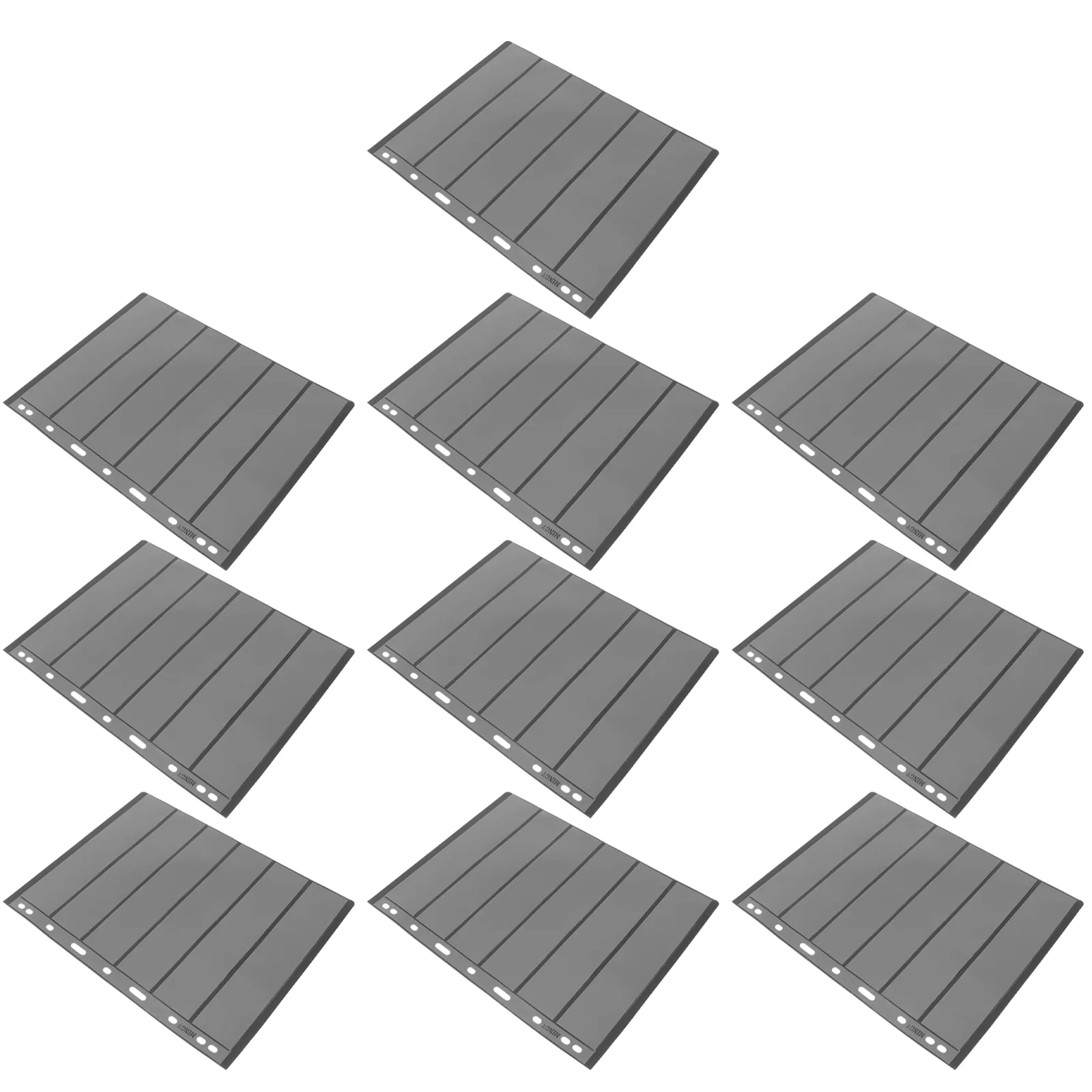 10 Pcs Stamp Collection Sticker Standard Albums Storage Holder Folder Cards Collectors Pvc Convenient