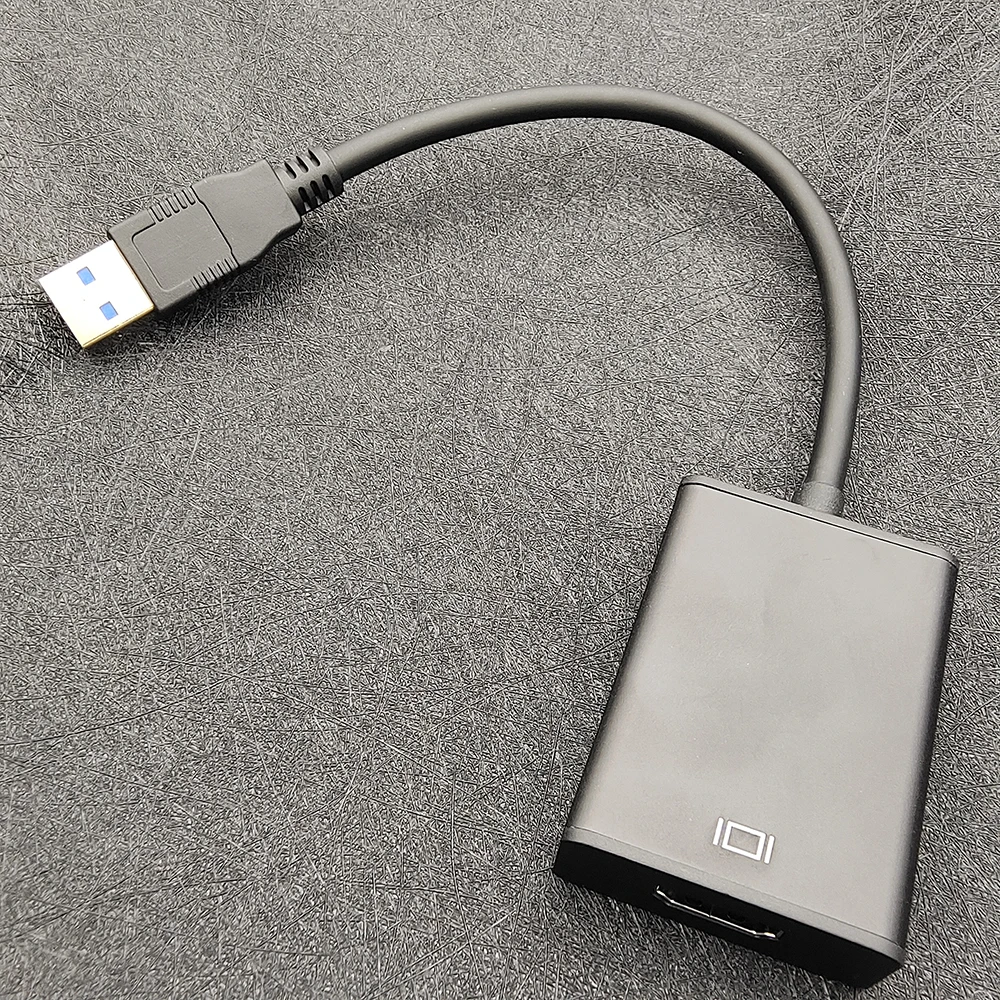 Konwerter 1080P USB 3.0 na HDMI kompatybilny multimedialny wyświetlacz Adapter graficzny dla komputera PC projektor do laptopa zewnętrznej karty