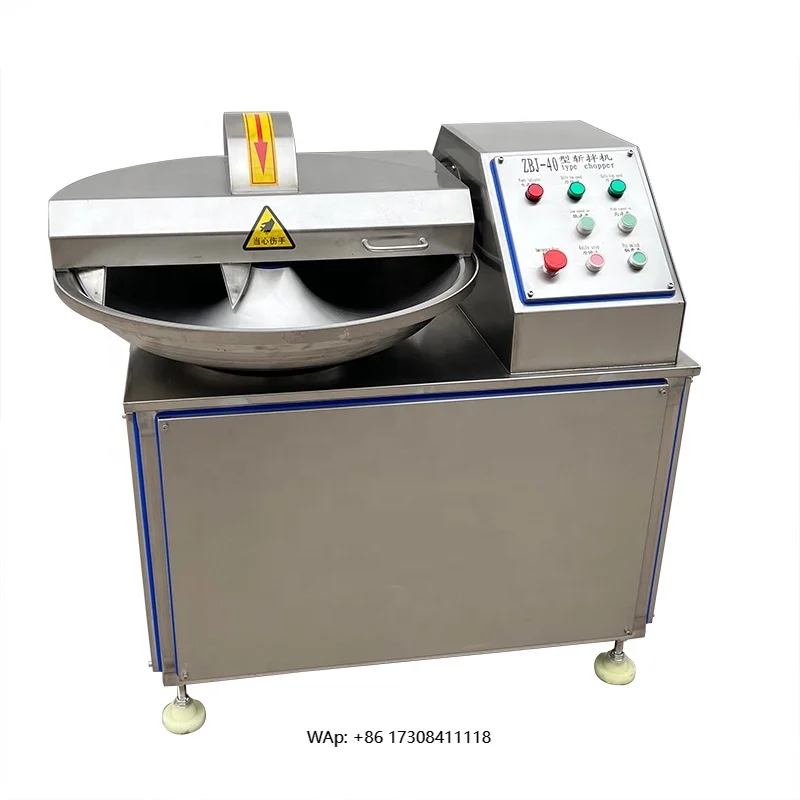 20L 40L Vegetable Meat Bowl Cutting Machine Garlic Pepper Blender Meat Grinder Meat Grinder Dumpling Stuffing Filling Vegetable