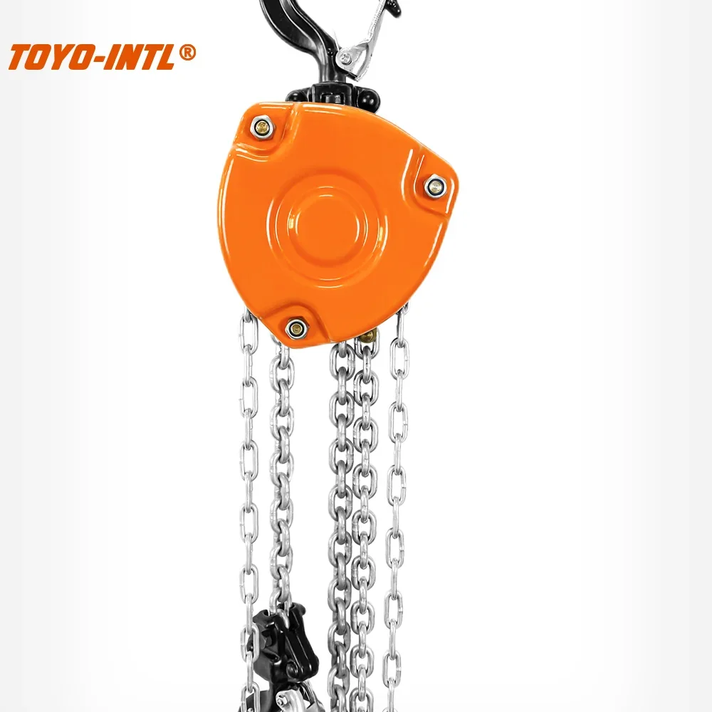 TOYO-INTL Bloco de corrente de venda quente de alta qualidade modelo VD 1t 3t 5t talha de corrente manual à venda