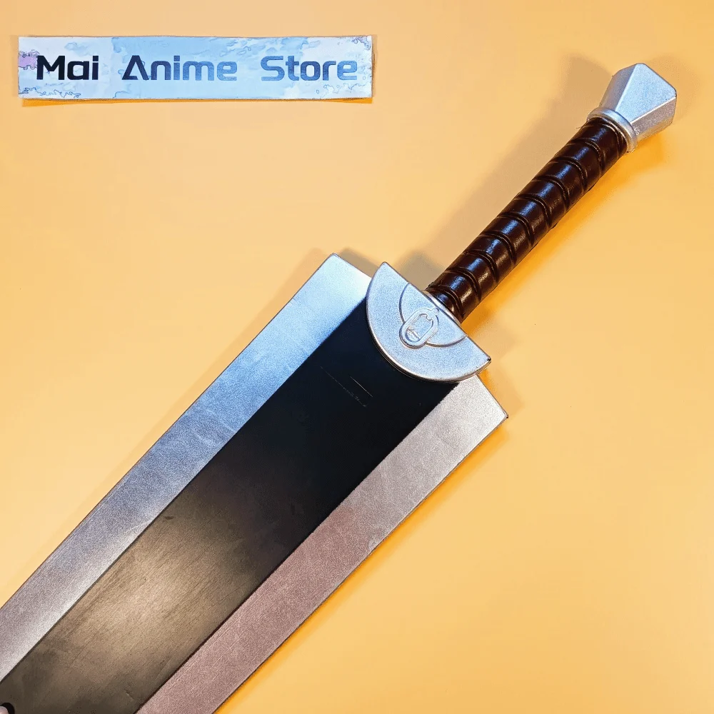 100 سنتيمتر Berserk كاتانا الحجم الحقيقي كاتانا الأصلي الساموراي صابر الشجاعة الكبيرة التنين أنيمي تأثيري الدعامة النينجا سكين لعبة غير حادة هدية