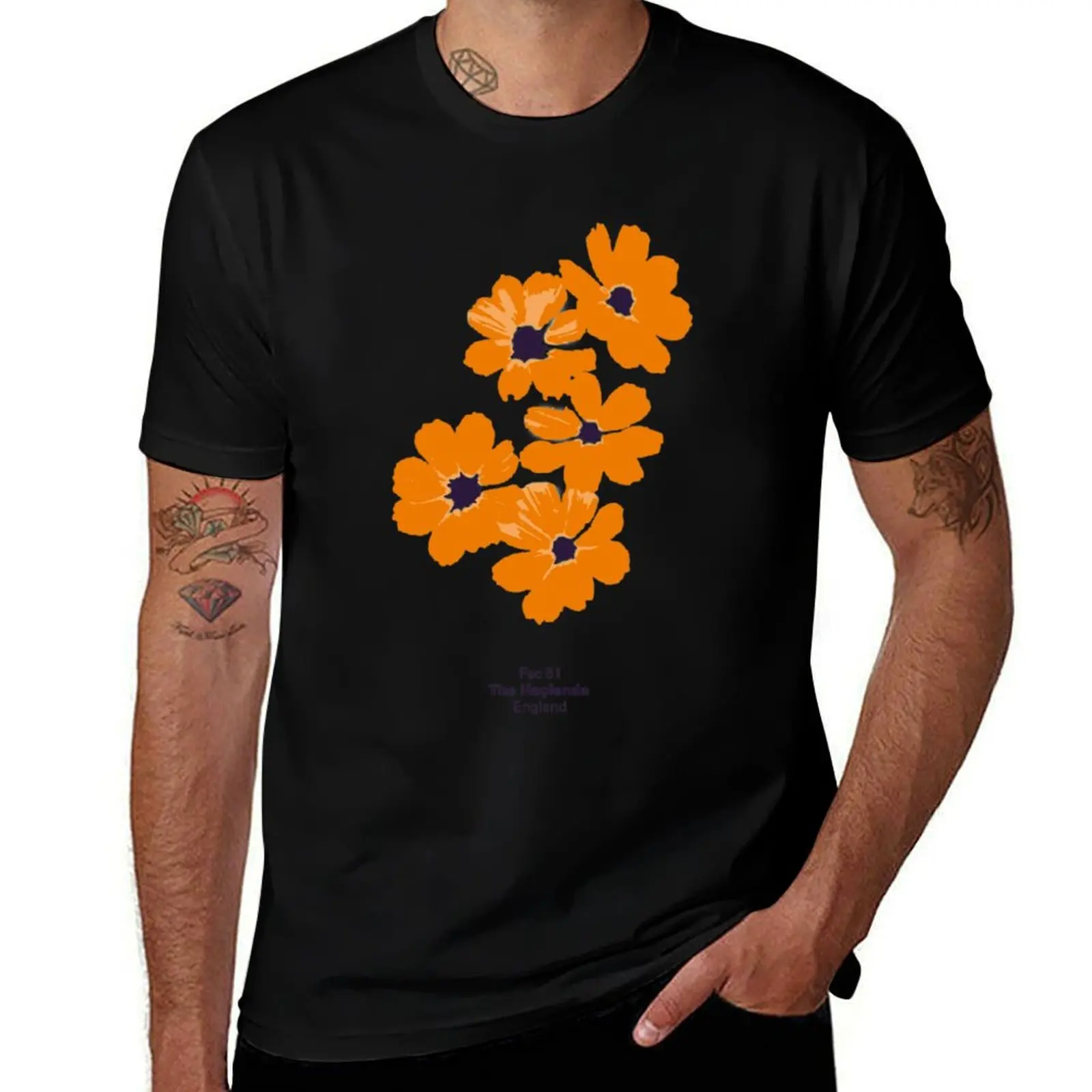 The Hacienda Fac 51 Flowers Classic T-Shirt Street Style Casual Tee Shirt