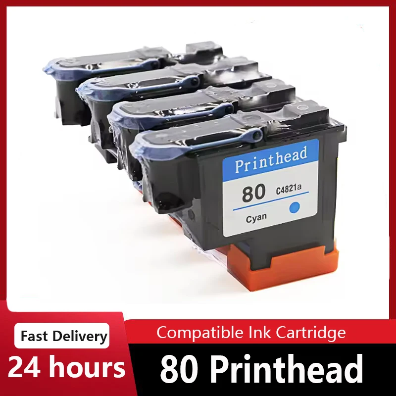 80er Druckkopf für HP Designjet 1050 1055 1055cm 1050c Plus Drucker C4820A C4821A C4822A C4823A Kompatibler Druckkopf