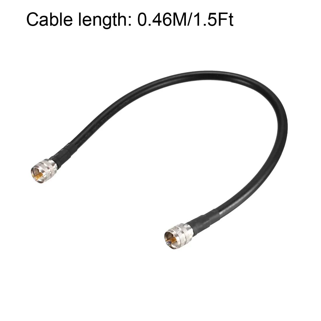 RG213 Cable 1/1.5/2/3/4/5/6Ft UHF Male PL-259 to UHF Male PL-259 Low Loss RG213 Coax Jumper Cable Coaxial Extension Cable