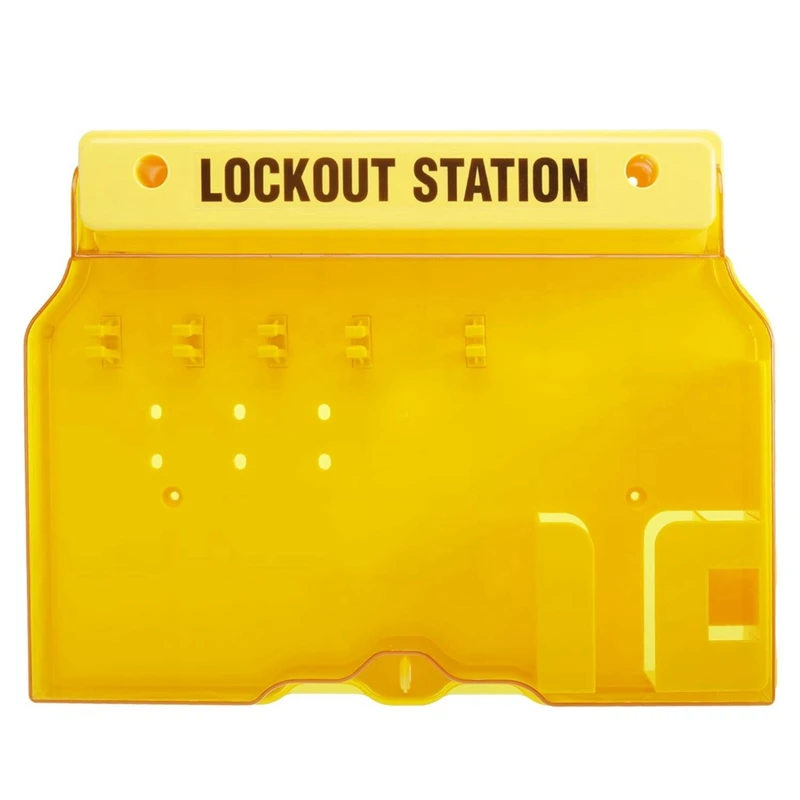 XTECH Lockout Tagout Station With 8 Safety Padlocks 3 Hasps And 20 Lockout Tags, Lock Out Tag Out Board With Loto Devices