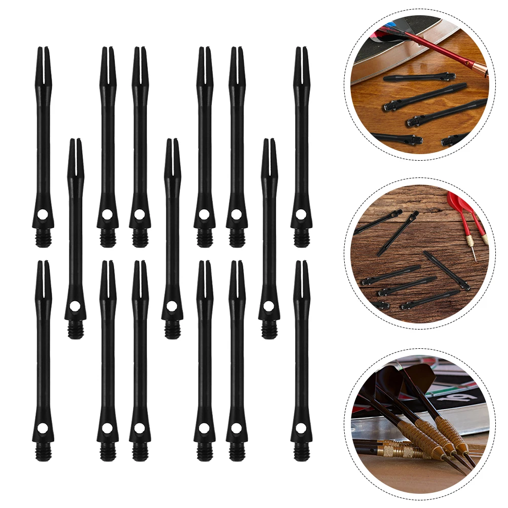 

15 Pcs Flight Dart Rod Accessories Child Steel Aluminum Alloy Shafts Replacements