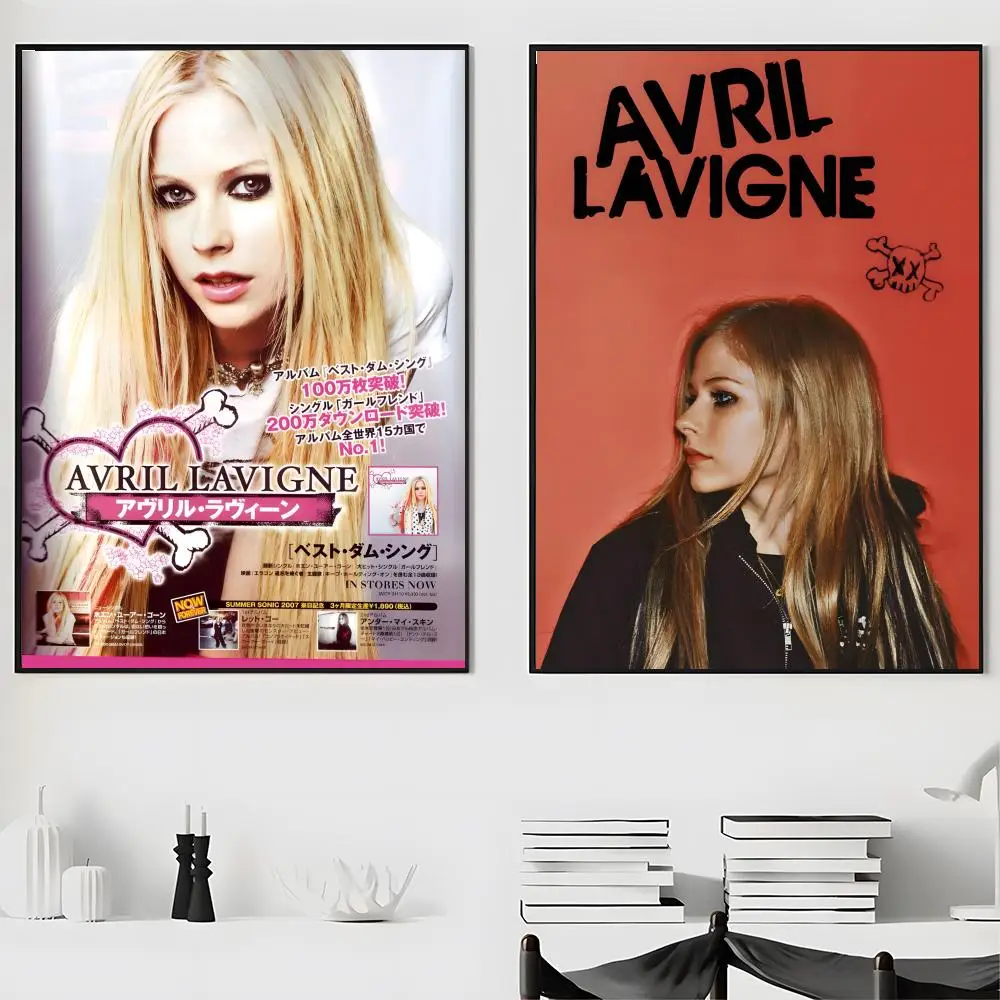 A-Avril Lavigne-S Poster Wall art print art suitable for living room bedroom bar parlor home decoration gift