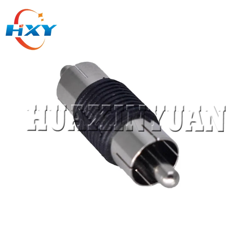 1pcs/Lot tools Straight AV RCA Video Adapter Nickel RCA Male to Male Cable Connector  M/M  Joiner  Coupler  Plug  Audio  Adapter