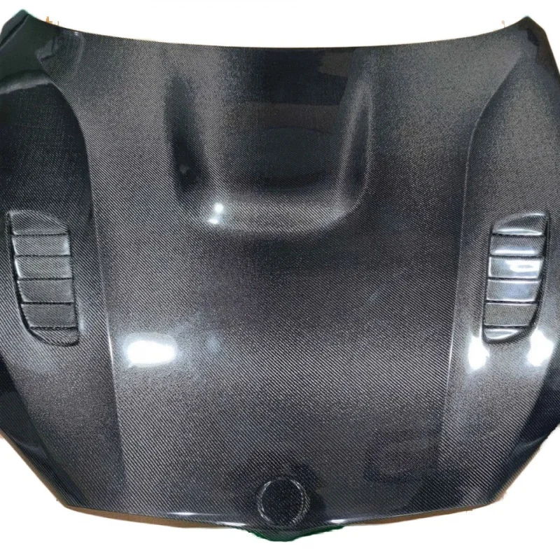 New JR Brand for X5 Carbon Fiber Engine Hood Open Hole Cover Clips 1 Year Warranty for Car Modification Parts Universal Fitment