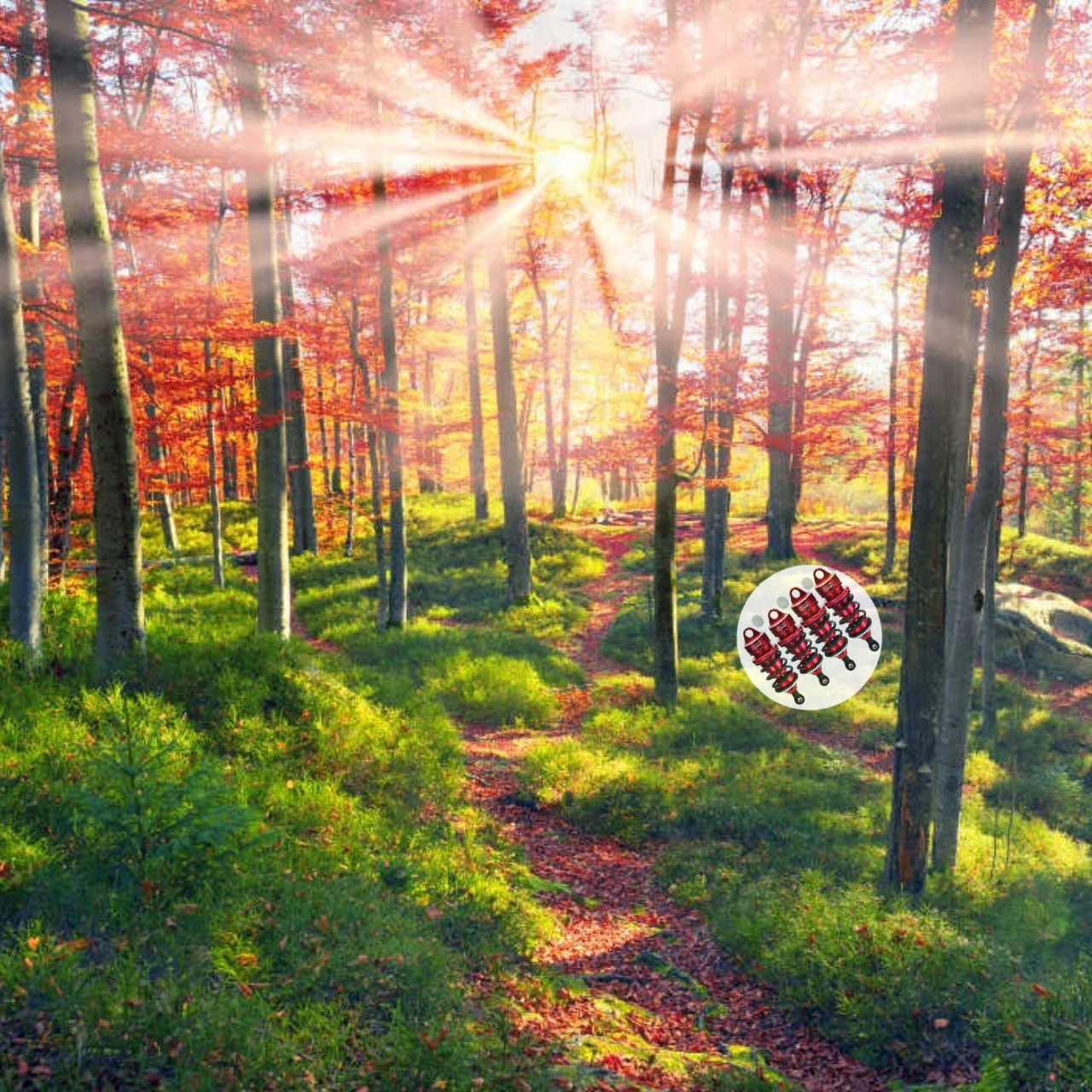 

Aluminum Front And Rear Adjust Spring Dampers For ARRMA 1/7 Limitless V2, Infraction, Felony