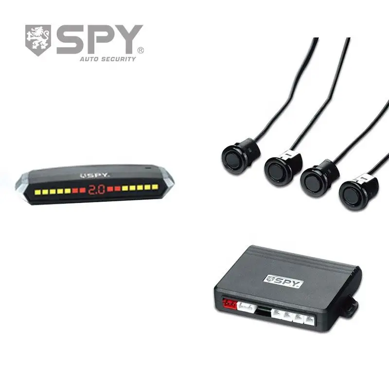IP65 Waterproof SPY BSD Universal precise Car LED Reverse Sensor Parking System with 4-Millimeter microwave Radar with buzzer