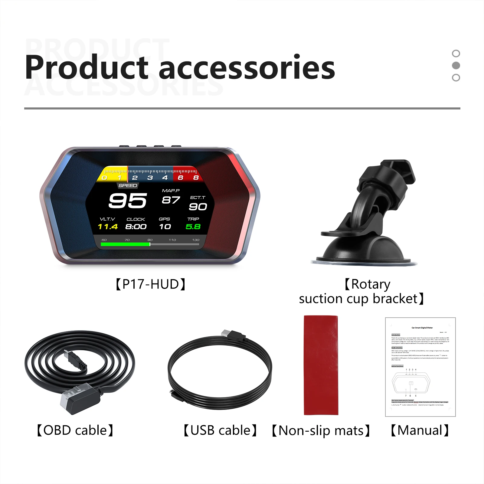 GPS + OBD Auto Per HUD Elettronica Per Auto Display Head Up Digitale LED Doppio Sistema Indicatore Intelligente Con Velocità di Avvertimento