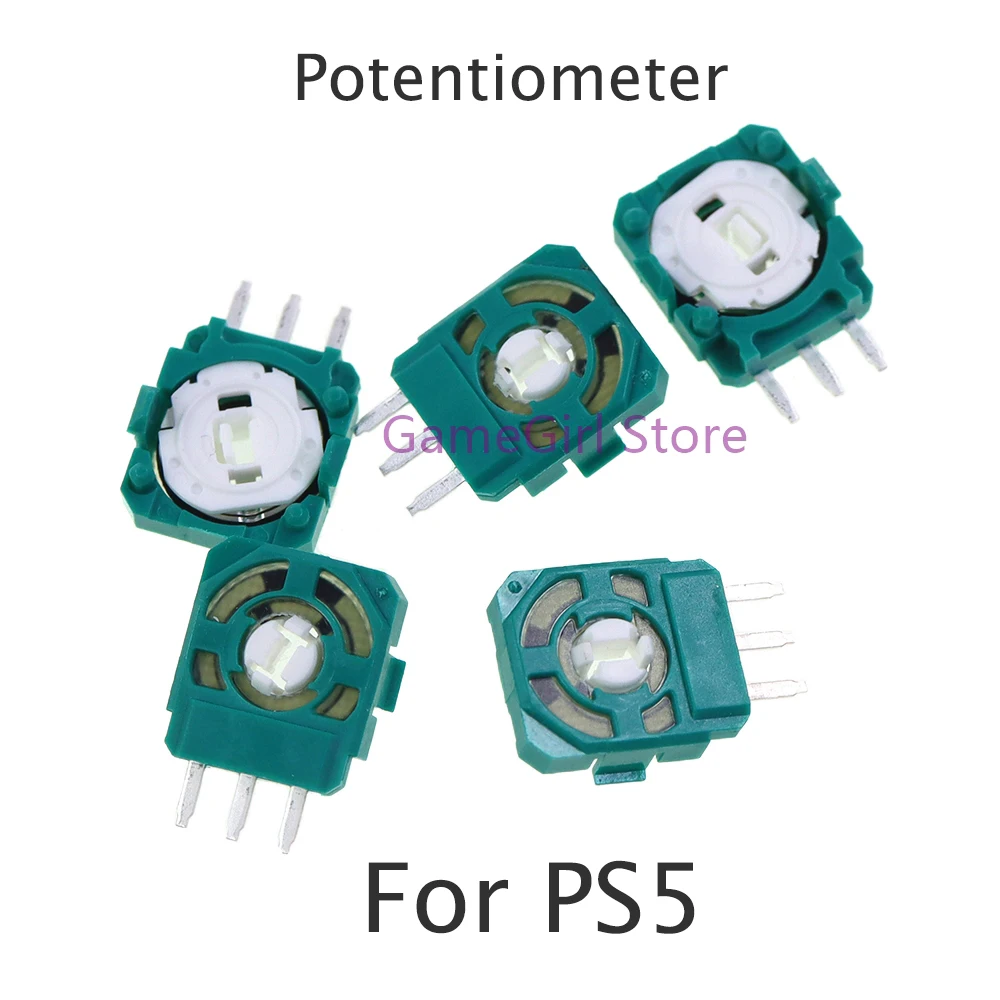 50pcs Original/OEM 3D Analog Joystick 3Pin Potentiometer Axis Resistors For PlayStation PS5 PS4 Controller Replacement