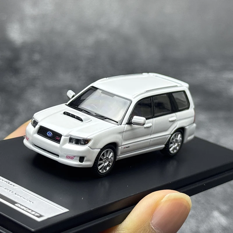 รถยนต์โมเดล Fiberrun 1/64 Forester STI รุ่น SG9 SUV ผลิตจากโลหะผสม ของเล่นรถยนต์จำลองขนาดเล็กสำหรับเด็ก