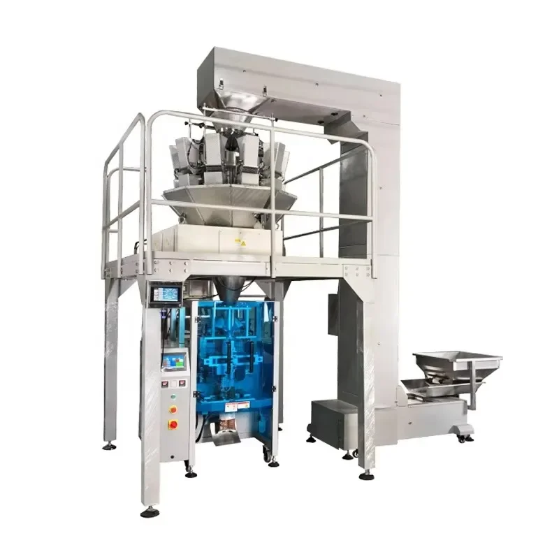 【Brand new】Vertical Salt Bagging Machine Packaging Rice Grain Bean Powder Cereal Bag Filling Machine Pouch 1kg 5kg Rice Packing