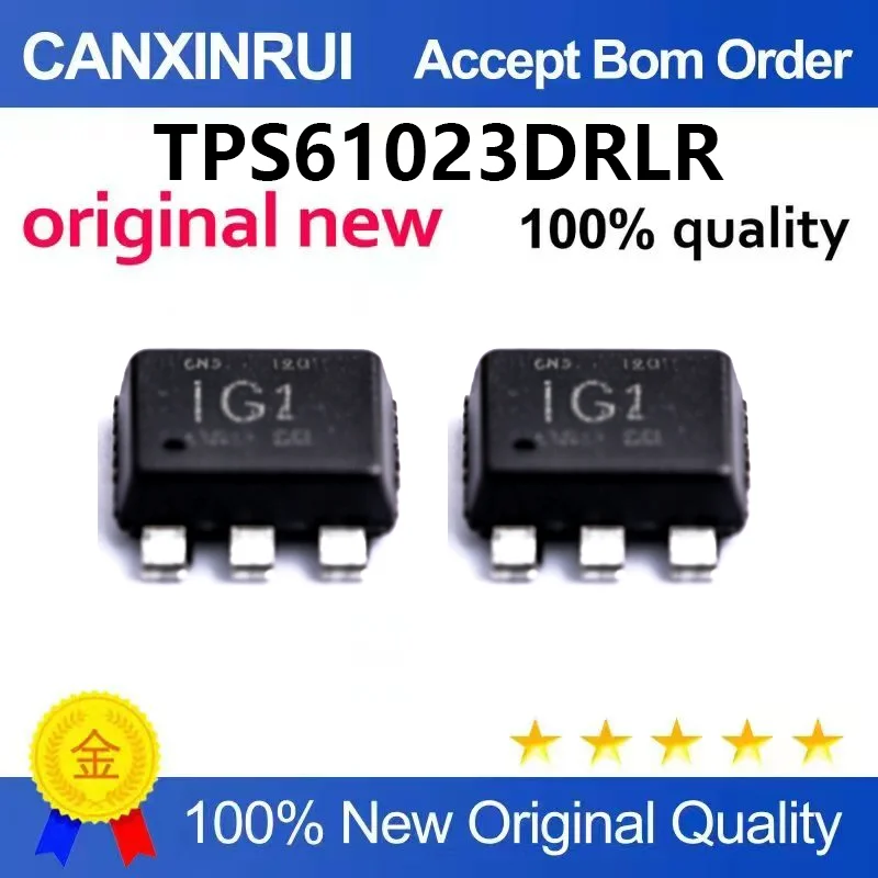 (5pcs-100pcs)Brand new original TPS61023DRLR silk screen 1GI SOT-563 DC-DC power chip