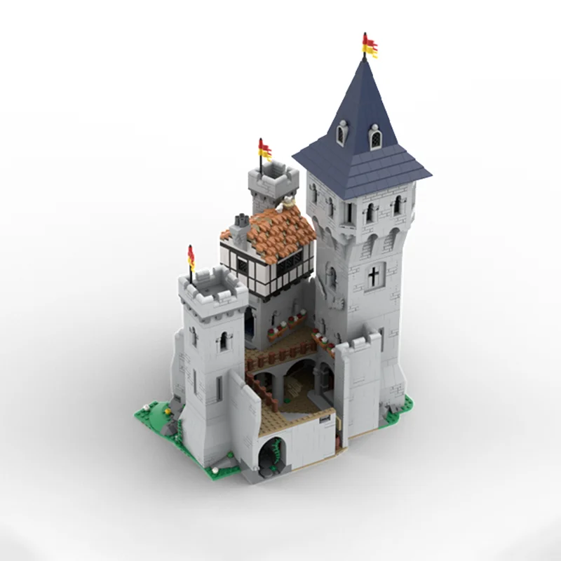 

3517pcs MOC Keep Low Courtyard Castle Lion Knights Model Building Blocks Architecture Toys Christmas Gift Education DIY Creative