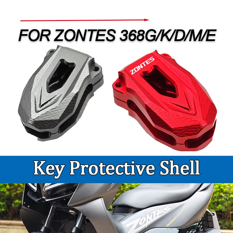 Key Protective Shell For Zontes 368G 368K 368E Motorcycle Modified Remote Control Protective Cover Key Metal Shell 368K 368D