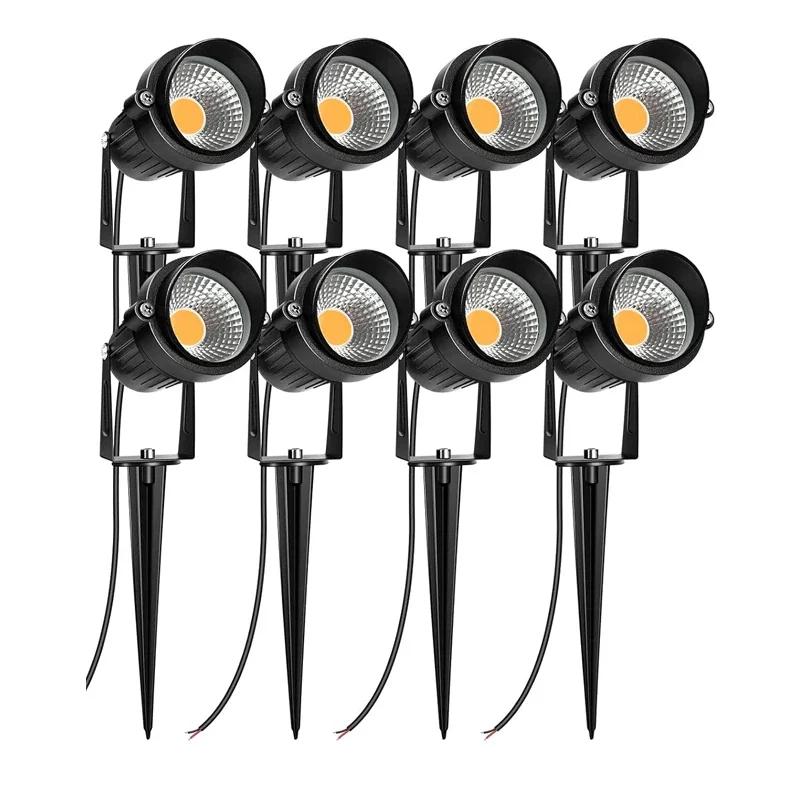 LED Waterproof Outdoor Garden Lawn Lights Spike Bulb 5W/10W/15W Tuinverlichting 220V 110V 12V - Adjustable Solar Powered Garden