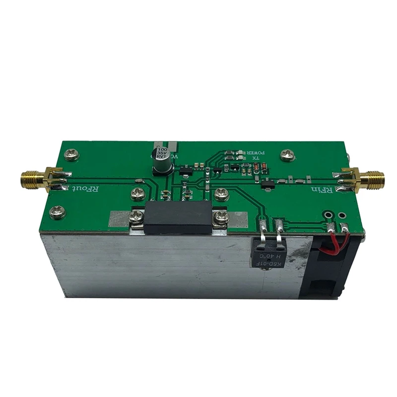 Nueva actualización 13W amplificador de potencia RF 433Mhz (335-480Mhz) amplificador de potencia de radiofrecuencia con disipador térmico